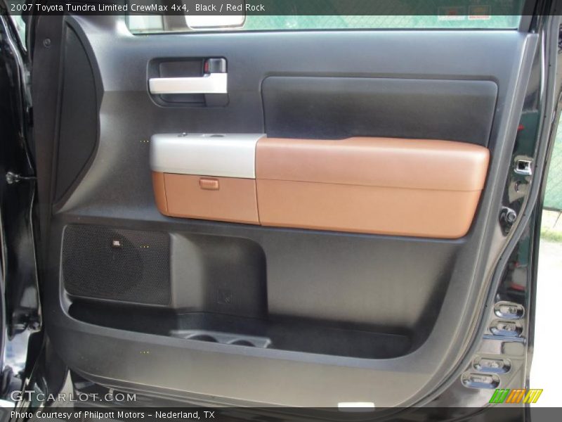 Black / Red Rock 2007 Toyota Tundra Limited CrewMax 4x4