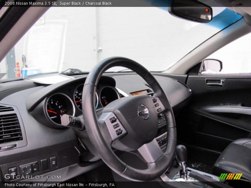 Super Black / Charcoal Black 2008 Nissan Maxima 3.5 SE