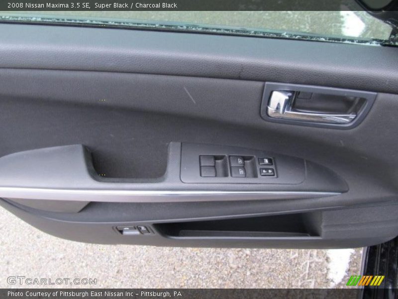 Super Black / Charcoal Black 2008 Nissan Maxima 3.5 SE