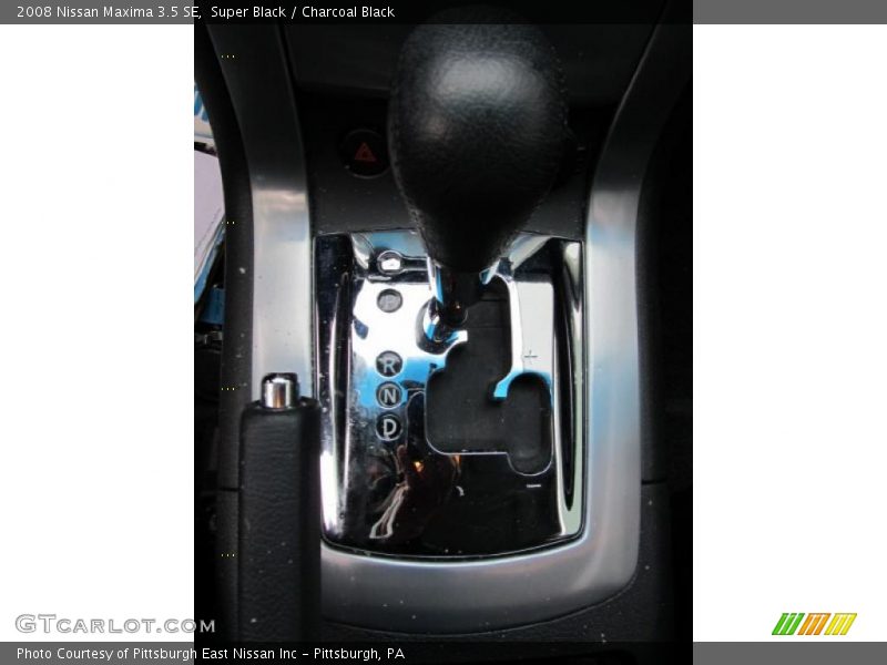 Super Black / Charcoal Black 2008 Nissan Maxima 3.5 SE