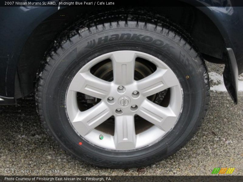 Midnight Blue Pearl / Cafe Latte 2007 Nissan Murano SL AWD
