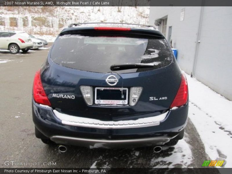 Midnight Blue Pearl / Cafe Latte 2007 Nissan Murano SL AWD