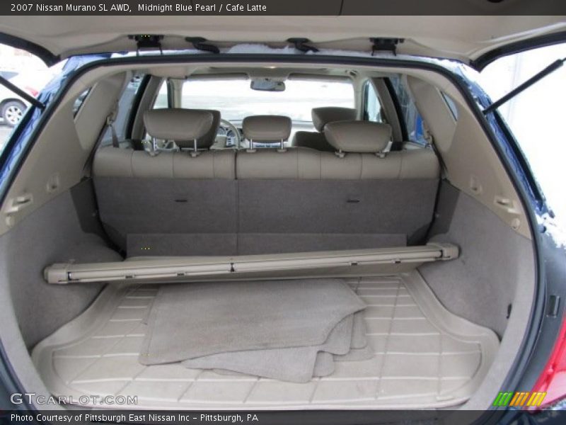 Midnight Blue Pearl / Cafe Latte 2007 Nissan Murano SL AWD