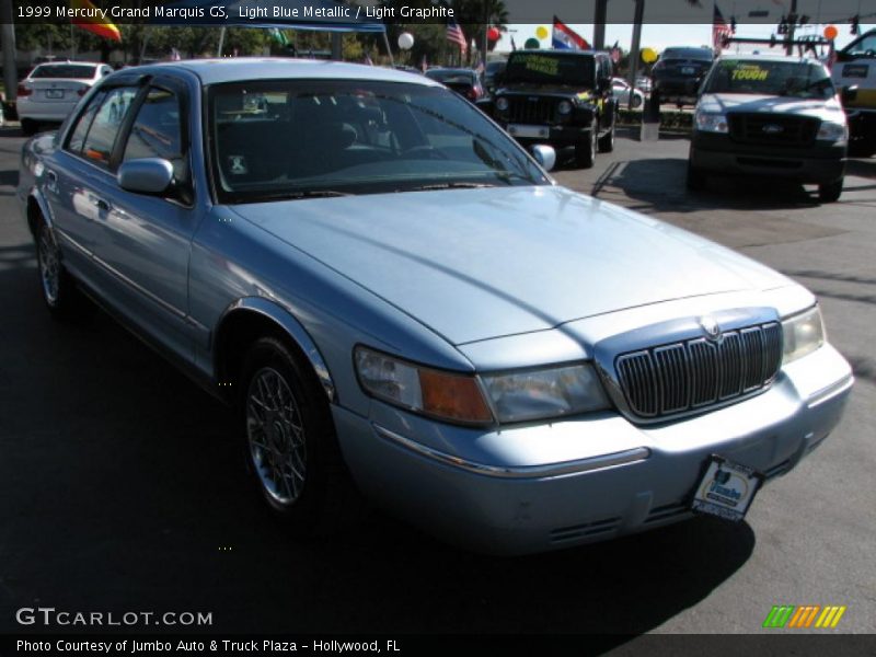 Light Blue Metallic / Light Graphite 1999 Mercury Grand Marquis GS