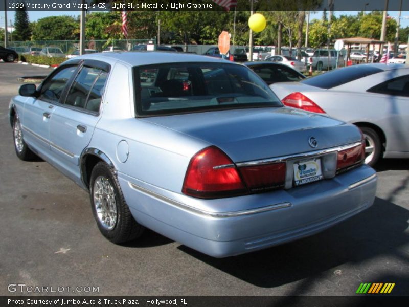 Light Blue Metallic / Light Graphite 1999 Mercury Grand Marquis GS