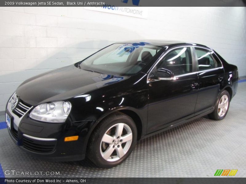Black Uni / Anthracite 2009 Volkswagen Jetta SE Sedan