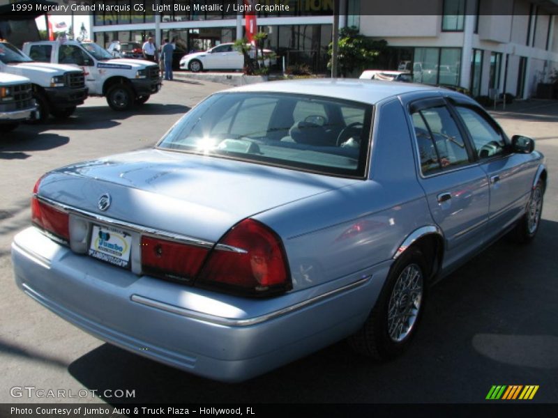 Light Blue Metallic / Light Graphite 1999 Mercury Grand Marquis GS