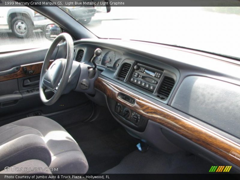Light Blue Metallic / Light Graphite 1999 Mercury Grand Marquis GS