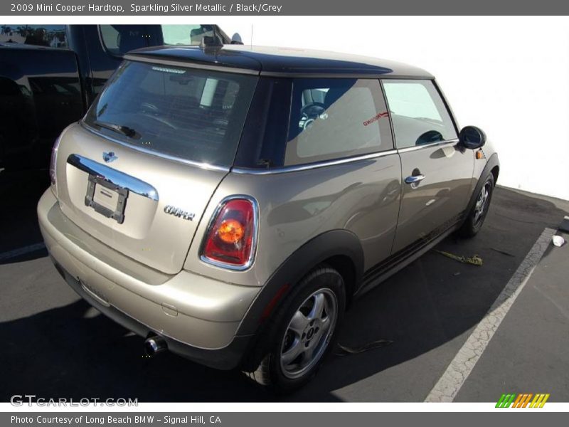 Sparkling Silver Metallic / Black/Grey 2009 Mini Cooper Hardtop