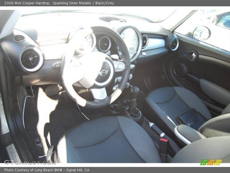Sparkling Silver Metallic / Black/Grey 2009 Mini Cooper Hardtop