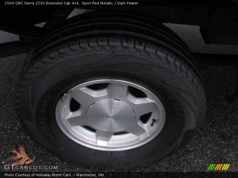 Sport Red Metallic / Dark Pewter 2004 GMC Sierra 1500 Extended Cab 4x4