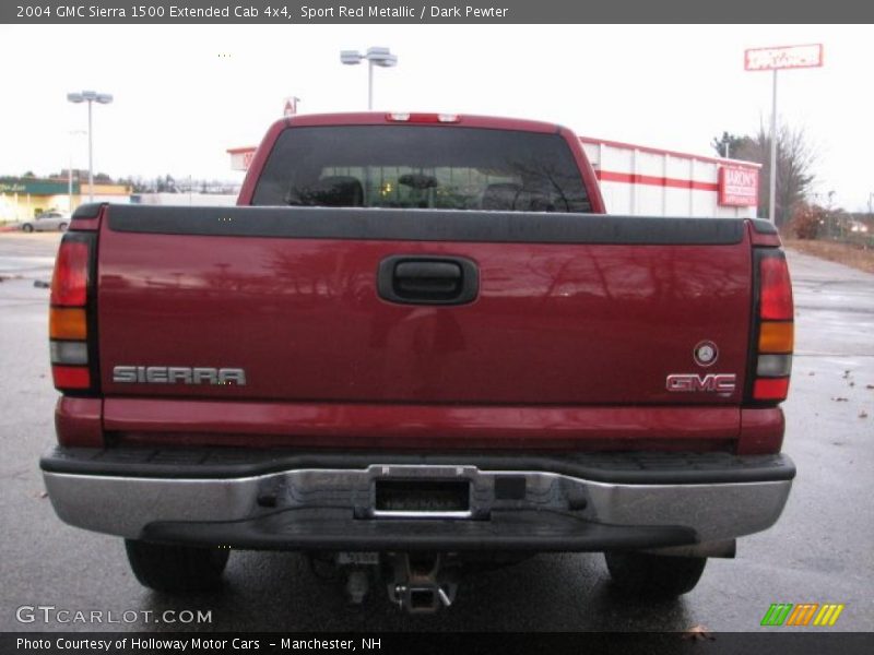 Sport Red Metallic / Dark Pewter 2004 GMC Sierra 1500 Extended Cab 4x4