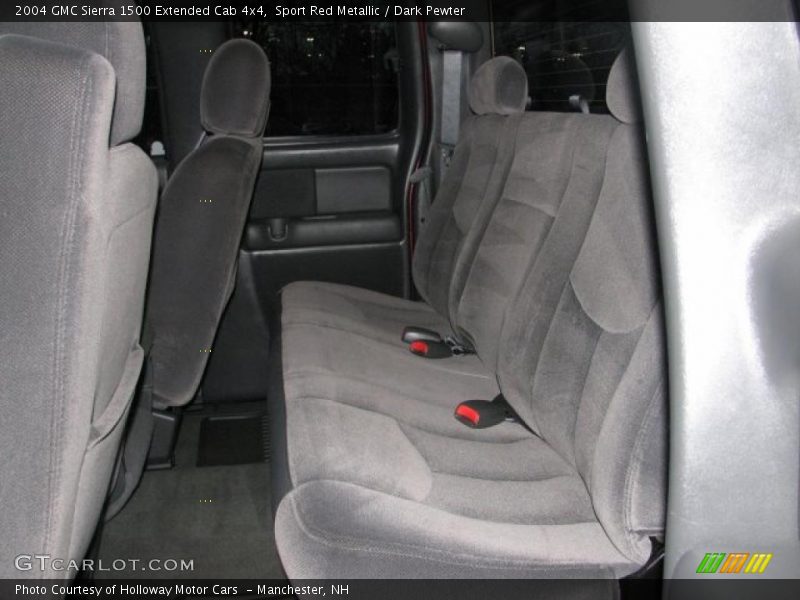 Sport Red Metallic / Dark Pewter 2004 GMC Sierra 1500 Extended Cab 4x4