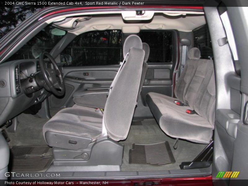Sport Red Metallic / Dark Pewter 2004 GMC Sierra 1500 Extended Cab 4x4