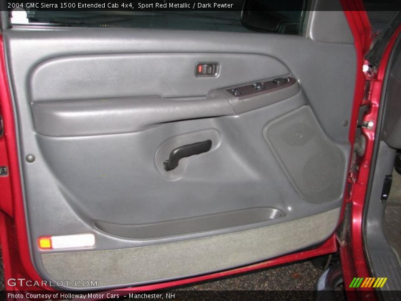 Sport Red Metallic / Dark Pewter 2004 GMC Sierra 1500 Extended Cab 4x4