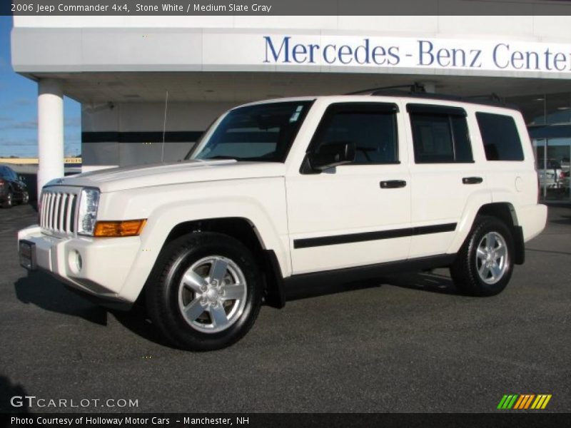 Stone White / Medium Slate Gray 2006 Jeep Commander 4x4