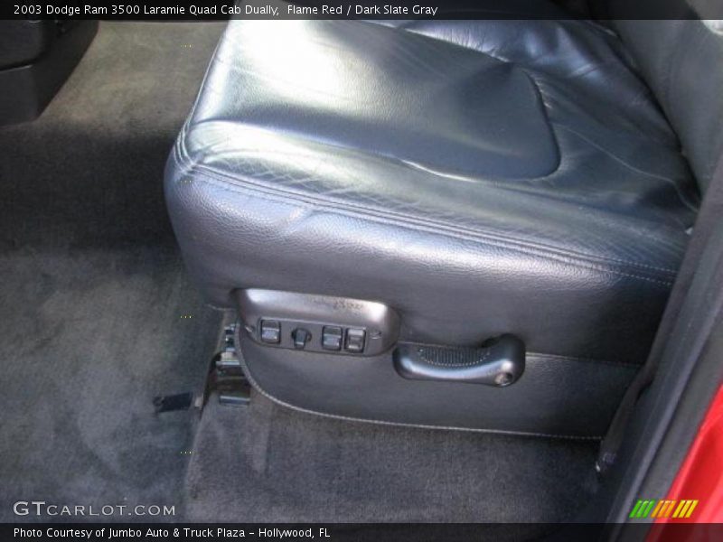Flame Red / Dark Slate Gray 2003 Dodge Ram 3500 Laramie Quad Cab Dually