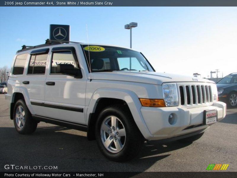 Stone White / Medium Slate Gray 2006 Jeep Commander 4x4