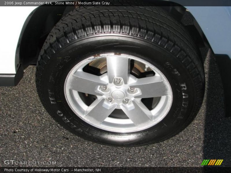 Stone White / Medium Slate Gray 2006 Jeep Commander 4x4