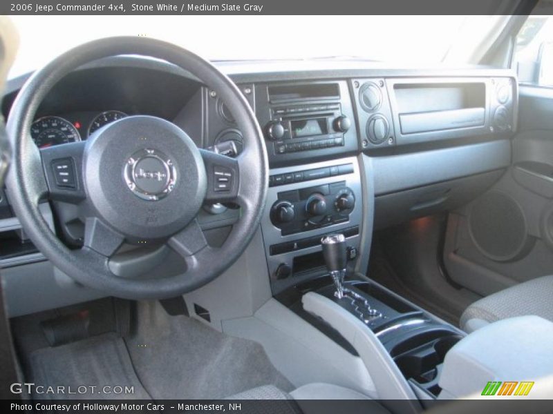 Stone White / Medium Slate Gray 2006 Jeep Commander 4x4
