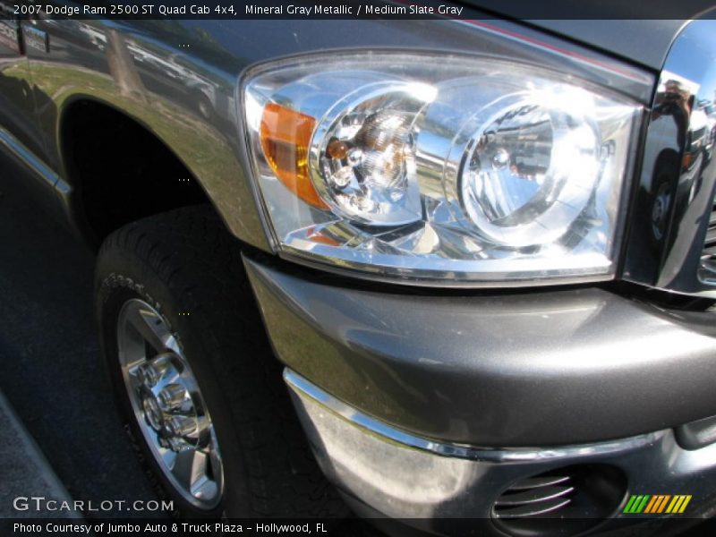 Mineral Gray Metallic / Medium Slate Gray 2007 Dodge Ram 2500 ST Quad Cab 4x4