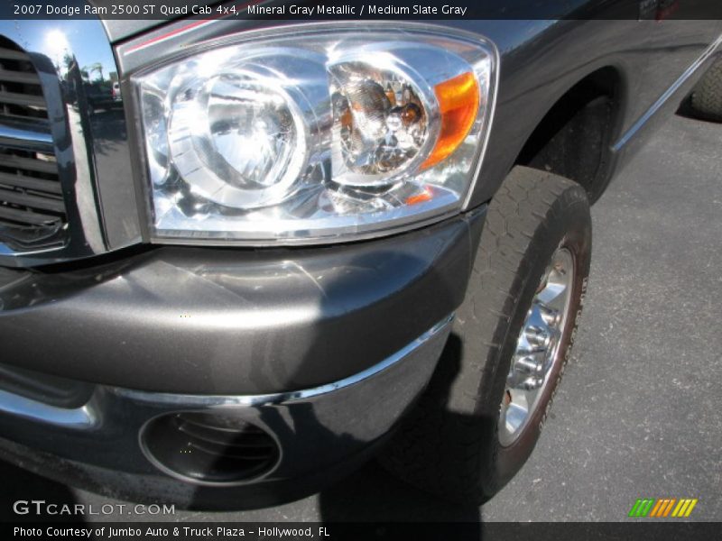 Mineral Gray Metallic / Medium Slate Gray 2007 Dodge Ram 2500 ST Quad Cab 4x4