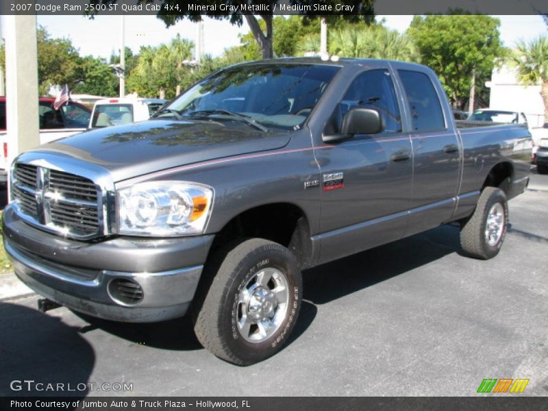Mineral Gray Metallic / Medium Slate Gray 2007 Dodge Ram 2500 ST Quad Cab 4x4