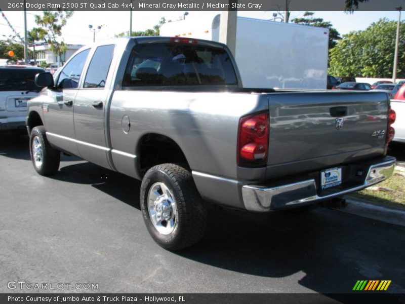 Mineral Gray Metallic / Medium Slate Gray 2007 Dodge Ram 2500 ST Quad Cab 4x4
