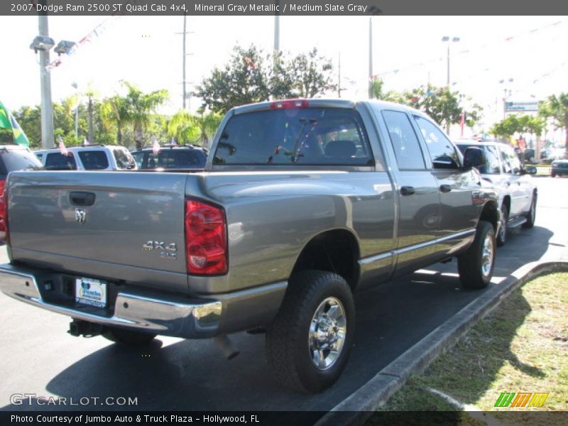 Mineral Gray Metallic / Medium Slate Gray 2007 Dodge Ram 2500 ST Quad Cab 4x4