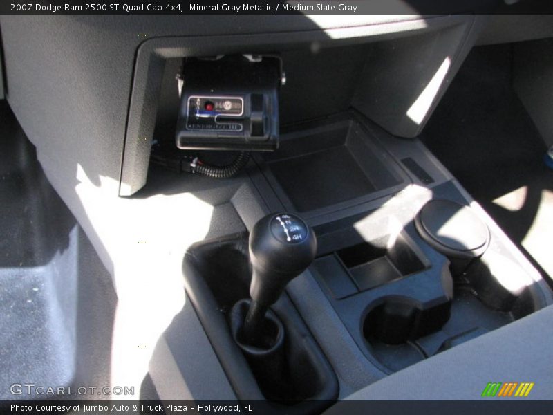 Mineral Gray Metallic / Medium Slate Gray 2007 Dodge Ram 2500 ST Quad Cab 4x4