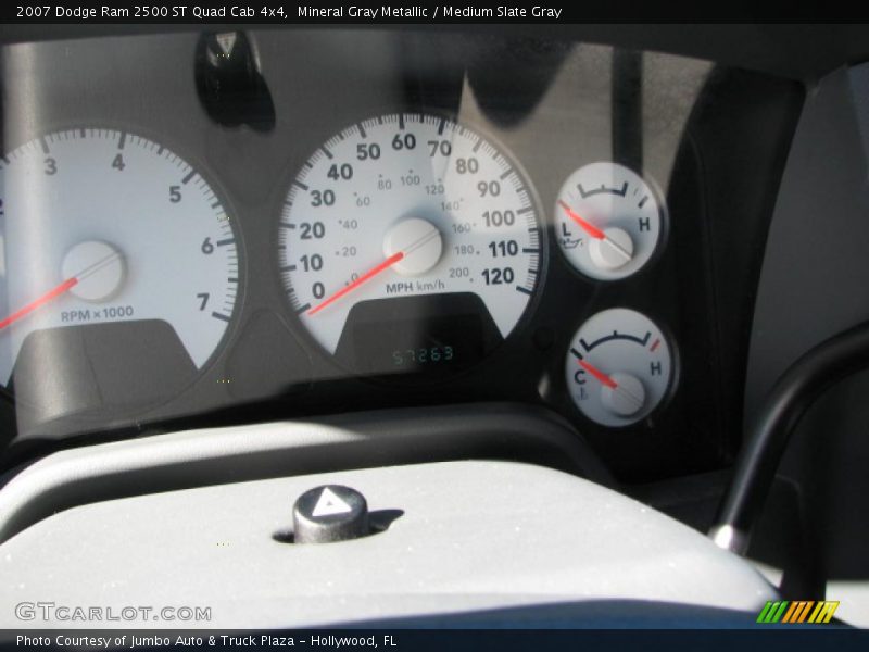 Mineral Gray Metallic / Medium Slate Gray 2007 Dodge Ram 2500 ST Quad Cab 4x4