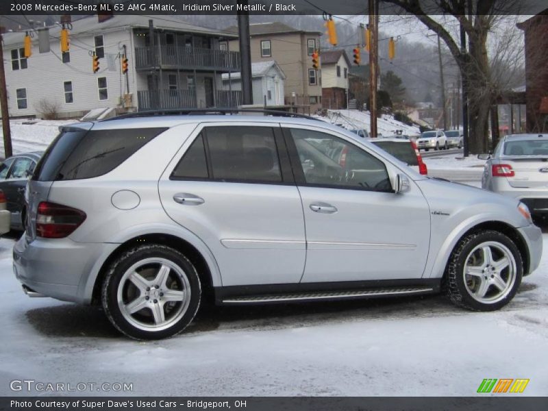 Iridium Silver Metallic / Black 2008 Mercedes-Benz ML 63 AMG 4Matic