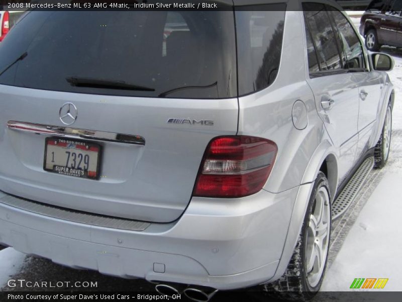 Iridium Silver Metallic / Black 2008 Mercedes-Benz ML 63 AMG 4Matic