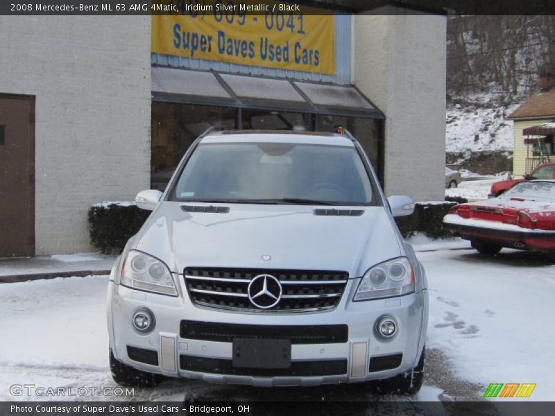 Iridium Silver Metallic / Black 2008 Mercedes-Benz ML 63 AMG 4Matic