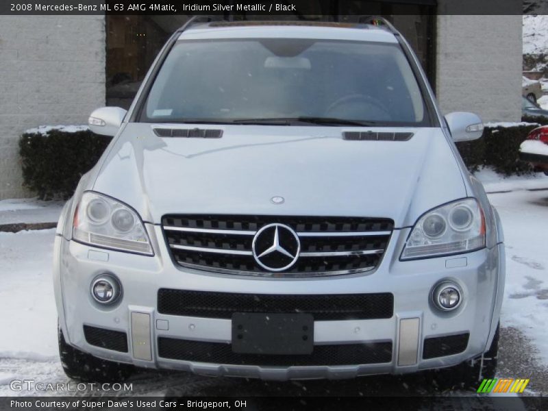 Iridium Silver Metallic / Black 2008 Mercedes-Benz ML 63 AMG 4Matic