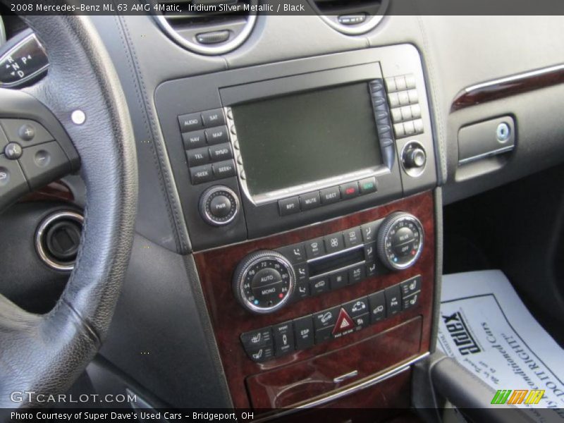 Iridium Silver Metallic / Black 2008 Mercedes-Benz ML 63 AMG 4Matic