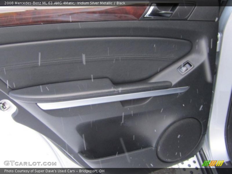 Iridium Silver Metallic / Black 2008 Mercedes-Benz ML 63 AMG 4Matic