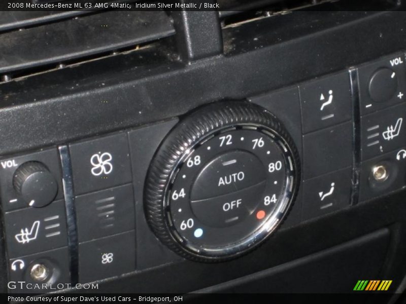 Controls of 2008 ML 63 AMG 4Matic