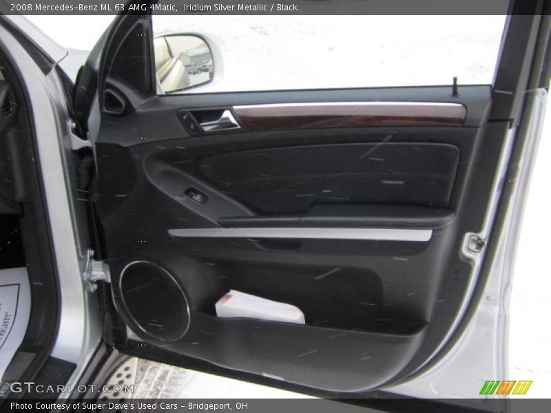 Iridium Silver Metallic / Black 2008 Mercedes-Benz ML 63 AMG 4Matic