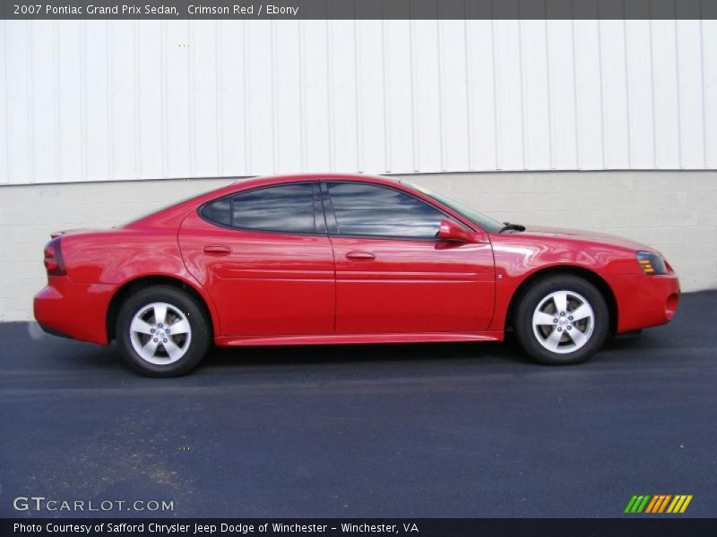 Crimson Red / Ebony 2007 Pontiac Grand Prix Sedan
