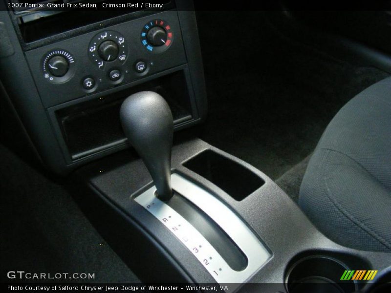 Crimson Red / Ebony 2007 Pontiac Grand Prix Sedan