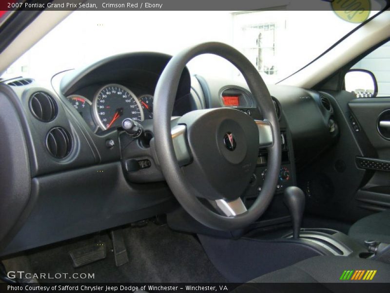 Crimson Red / Ebony 2007 Pontiac Grand Prix Sedan