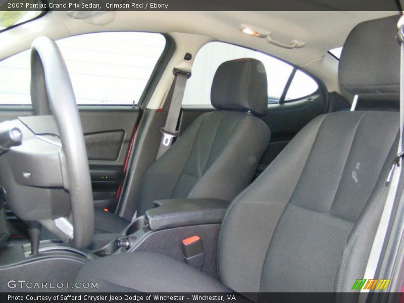 Crimson Red / Ebony 2007 Pontiac Grand Prix Sedan