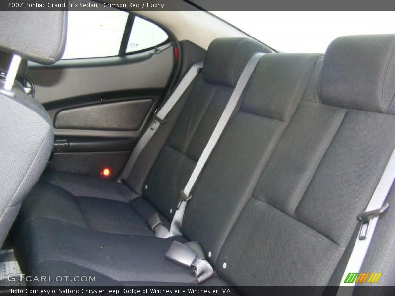 Crimson Red / Ebony 2007 Pontiac Grand Prix Sedan