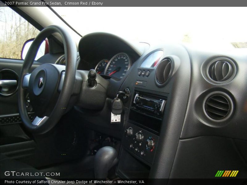 Crimson Red / Ebony 2007 Pontiac Grand Prix Sedan