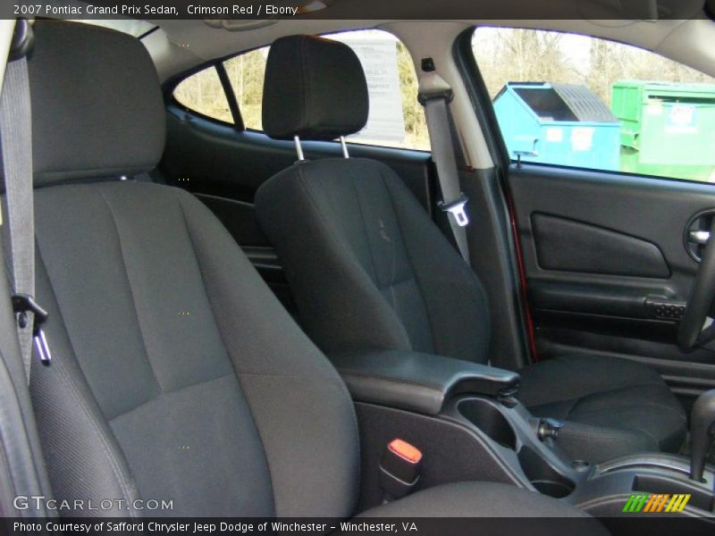 Crimson Red / Ebony 2007 Pontiac Grand Prix Sedan
