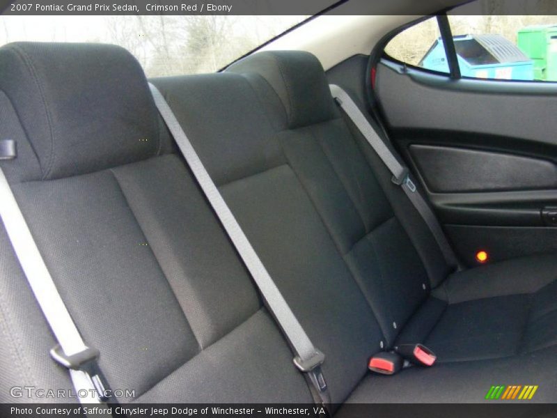 Crimson Red / Ebony 2007 Pontiac Grand Prix Sedan