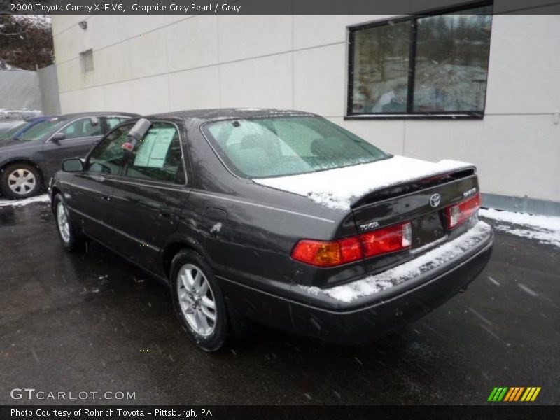 Graphite Gray Pearl / Gray 2000 Toyota Camry XLE V6