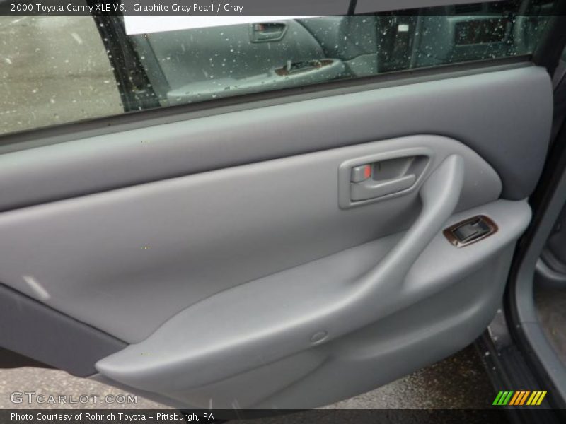 Graphite Gray Pearl / Gray 2000 Toyota Camry XLE V6