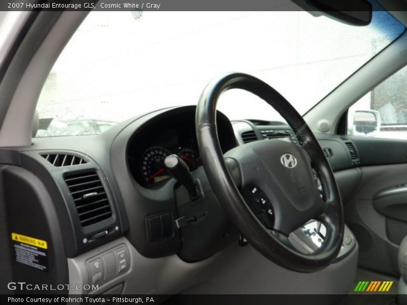 Cosmic White / Gray 2007 Hyundai Entourage GLS